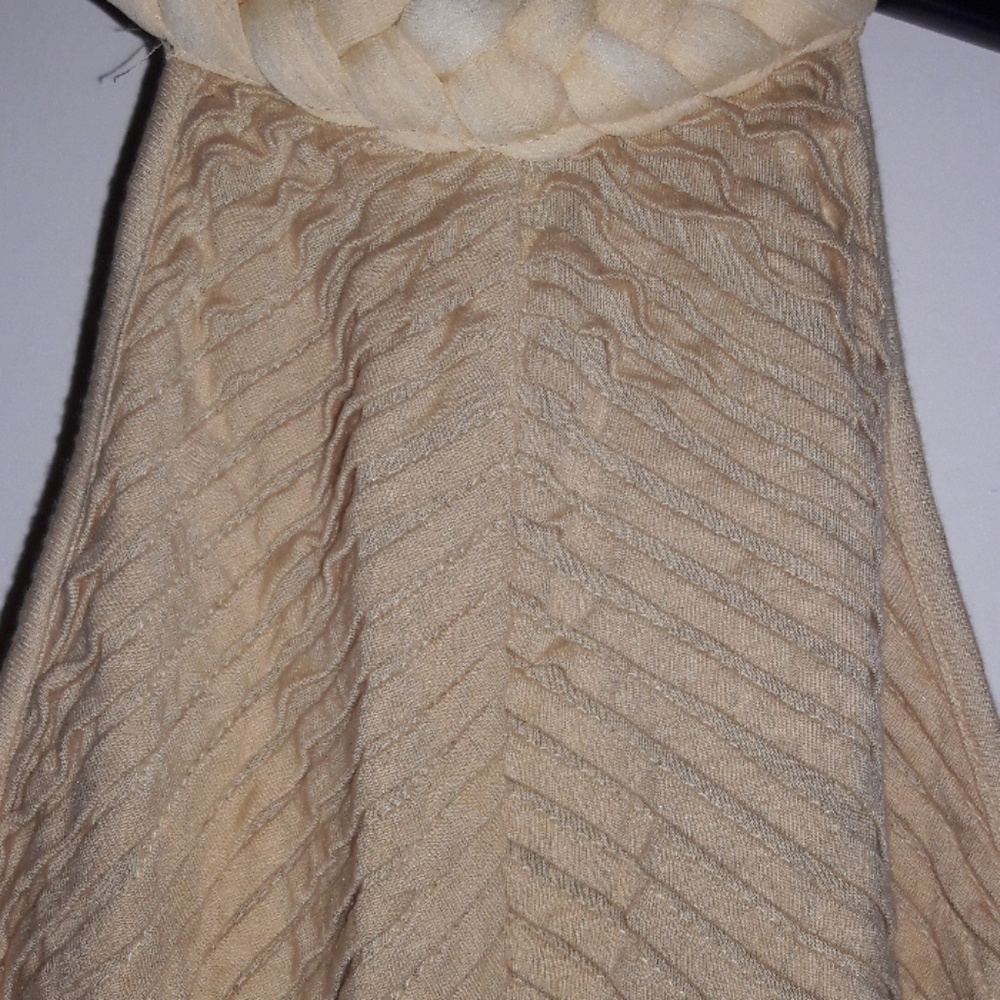 Large cream halter top